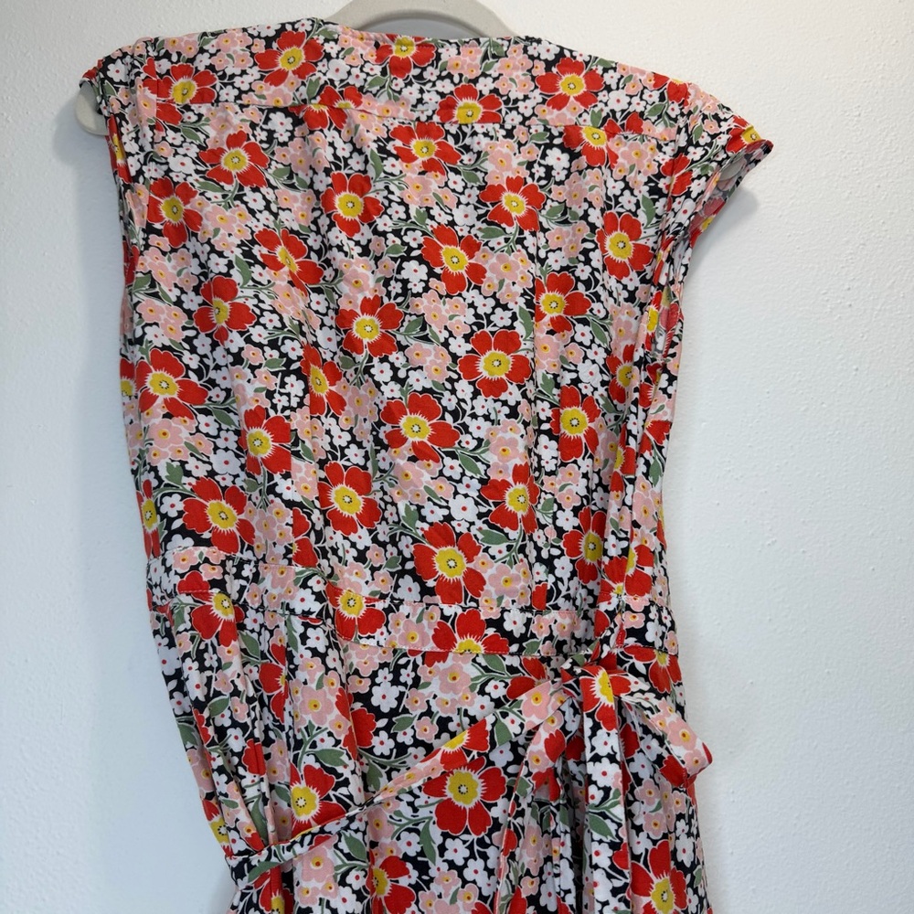 J Crew Mercantile Seventies Floral Easy Wrap Dress Size XSMALL - Picture 9 of 14